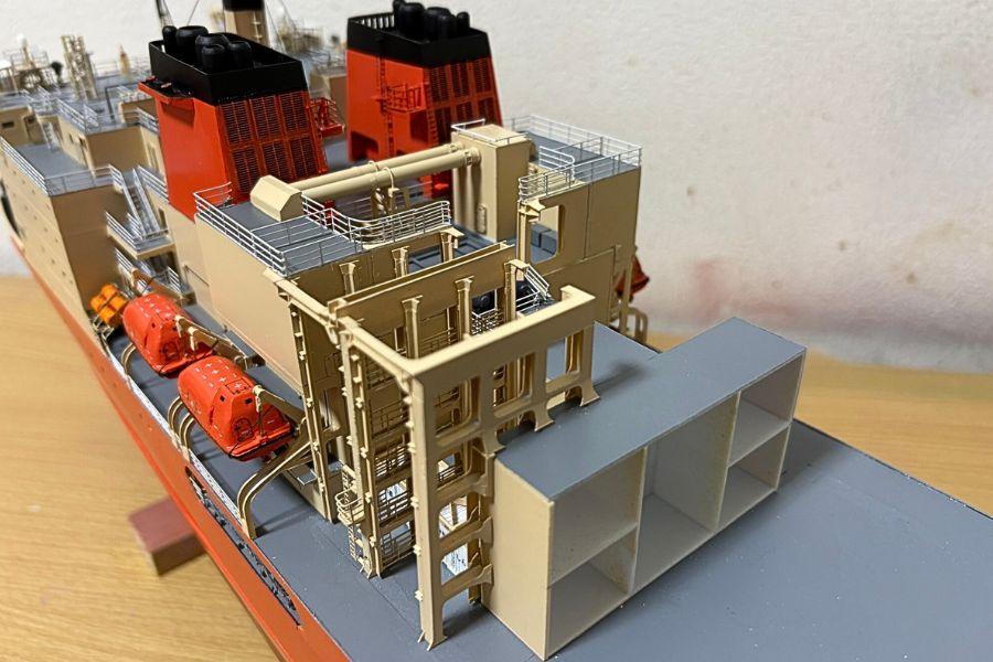 砕氷艦「しらせ」（2代）4作目 コンテナラック製作(3) | ミヤモト